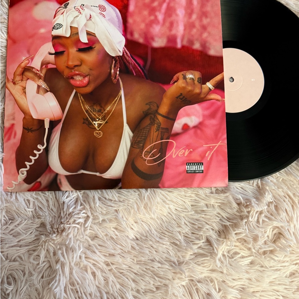 Target Pink and Black Vinyl Record